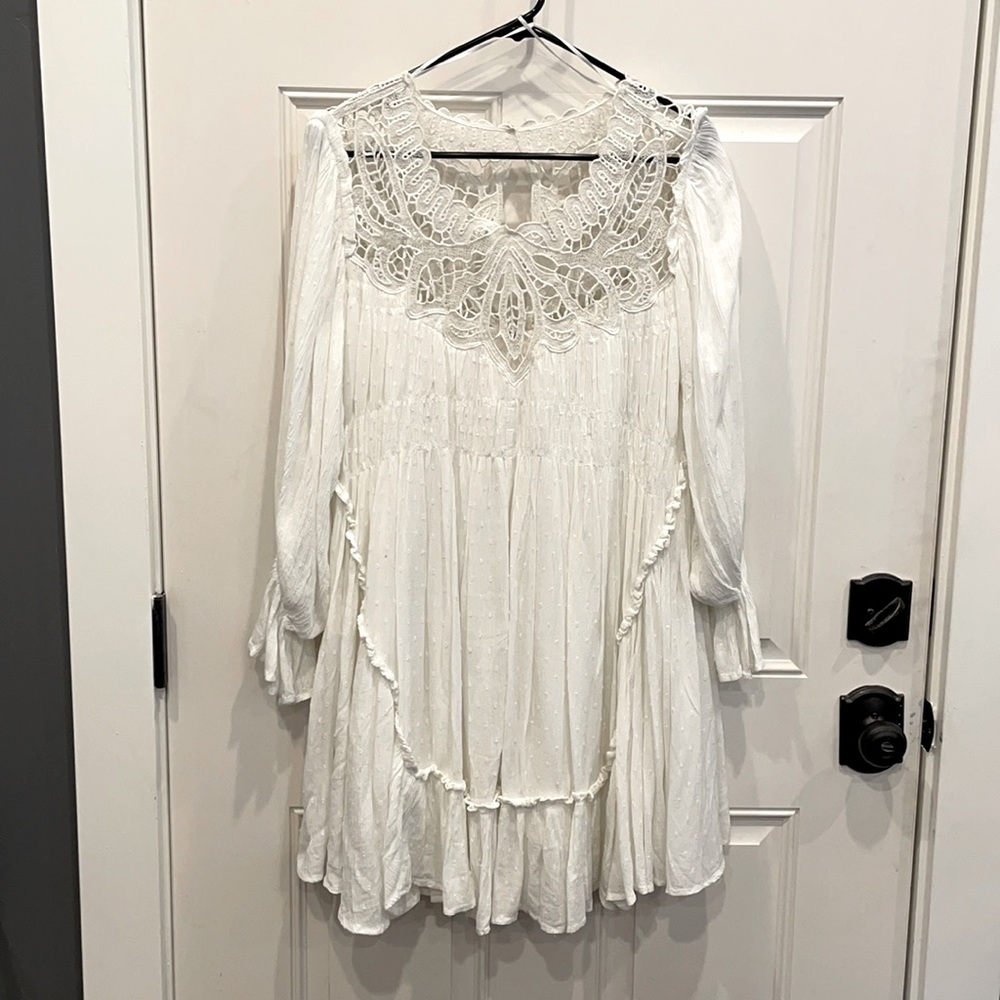 White Boho Dress